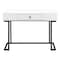 Monarch Specialties Computer Desk, Home Office, Laptop, Storage Drawers, 42"L, Work, Metal, Glossy White, Black I 7385 - alternate 7